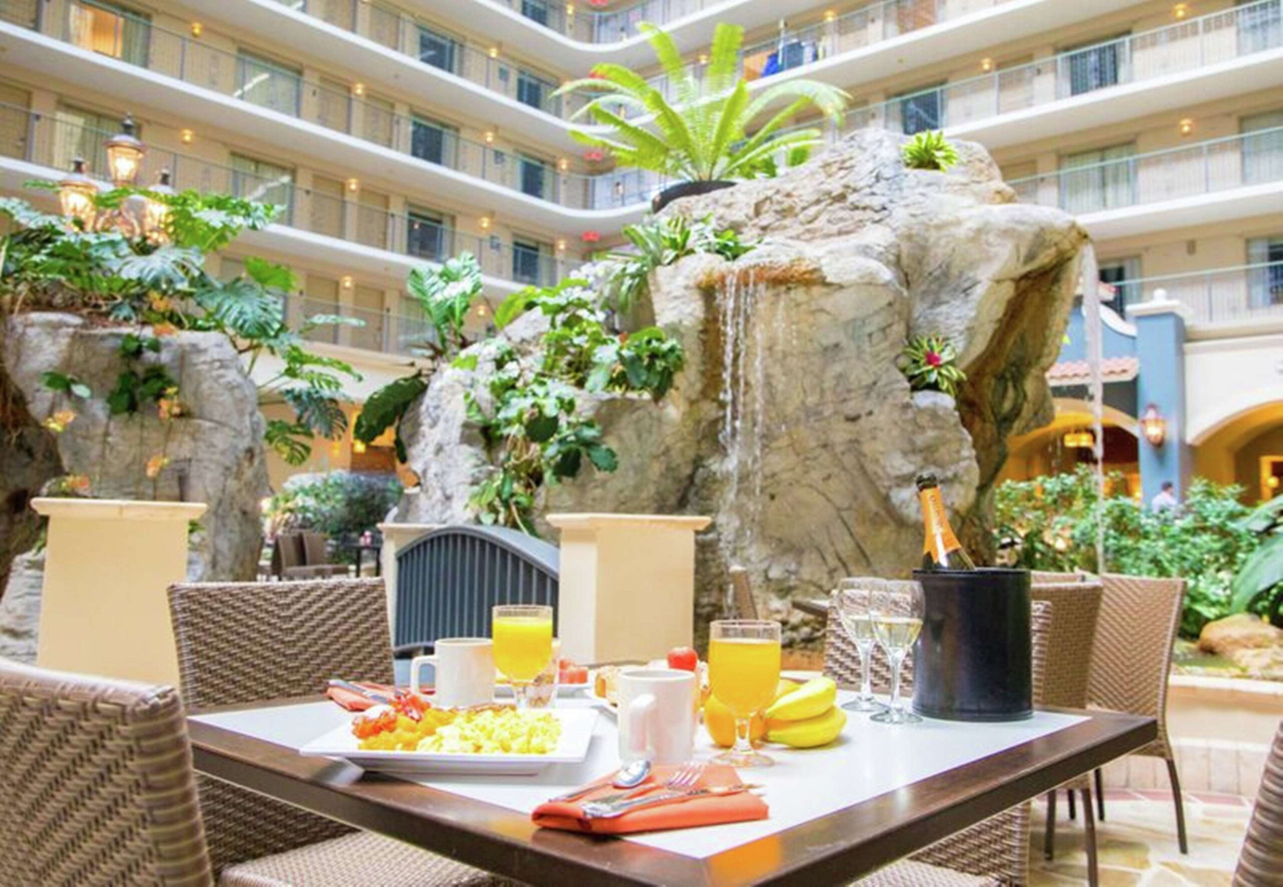 breakfast at hilton hotel